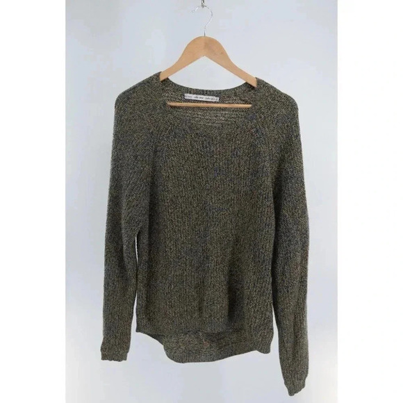 & Other Stories Sweaters - & other  stories 100% Cotton crew neck variegated blue and yellow sweater | XS